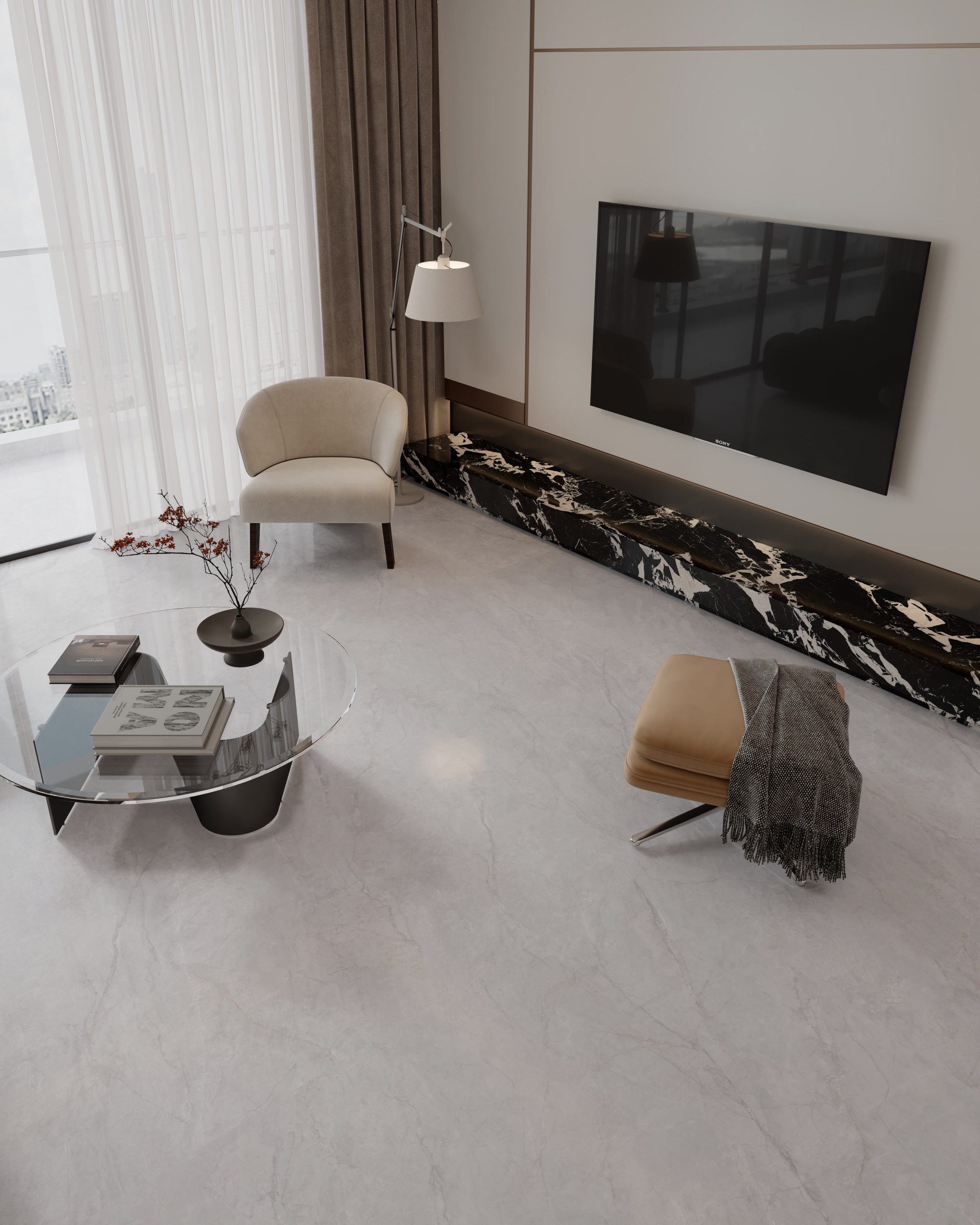 living floor & wall